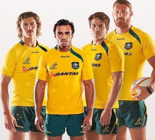 Australia Wallabies Rugby Shirts 2013/14 Home Alternative