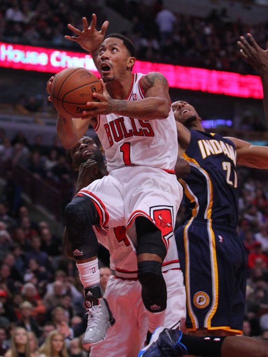 Derrick Rose dazzles as Bulls hand Pacers first loss